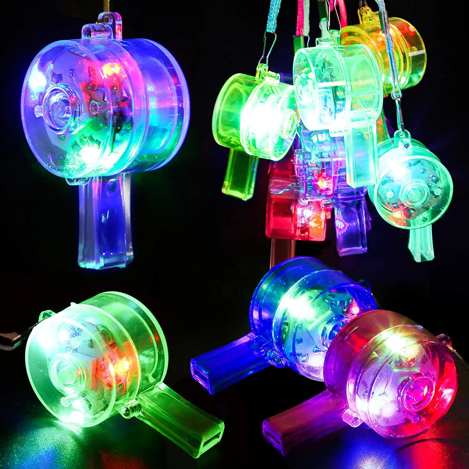 Wedding Supply In Bulk - Świecące gwizdki LED, gwizdki imprezowe, zabawki,