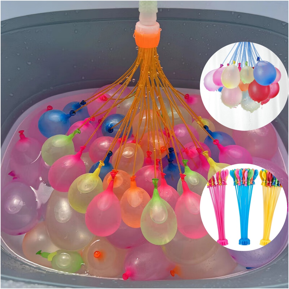 Confetti Balloon Set - Szybkie napełnianie wodą, samozaciskające się balony,