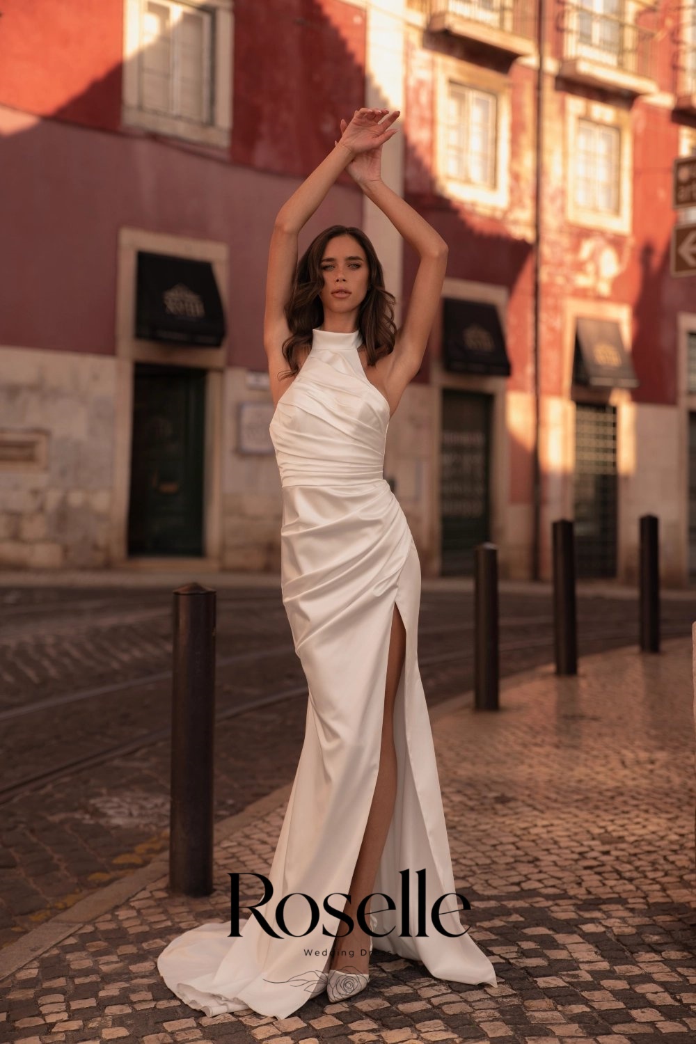 Suknia ślubna ROSELLE typu hal – Wedding Qw recenzja i cena