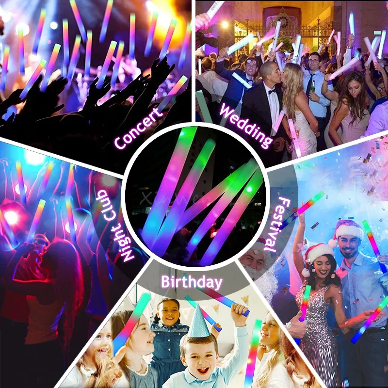 20/30/40 szt. RGB LED Świecące – Wedding Supply In Bulk recenzja i cena