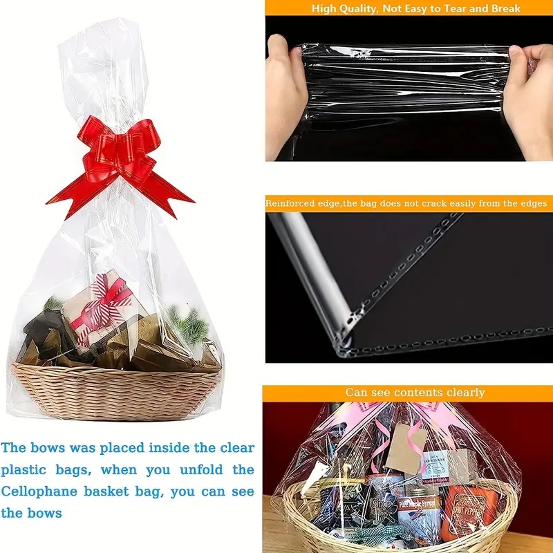 20/50 sztuk dużej przezroczyst – Wedding Hampers recenzja i cena