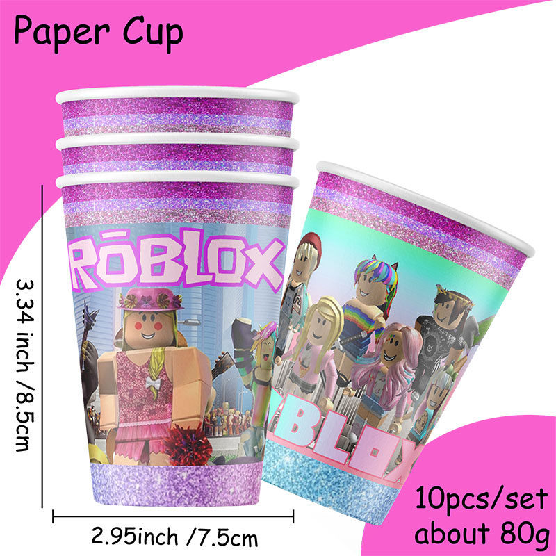 Roblox Girl Dekoracje na fiole – Confetti Balloon Set recenzja i cena