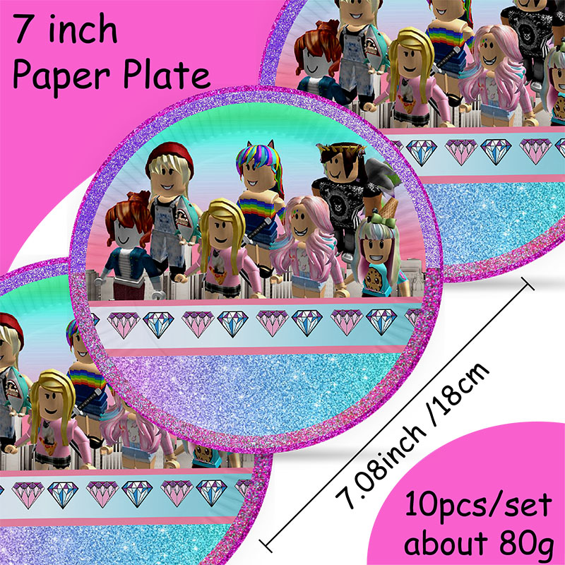 Roblox Girl Dekoracje na fiole – Confetti Balloon Set recenzja i cena