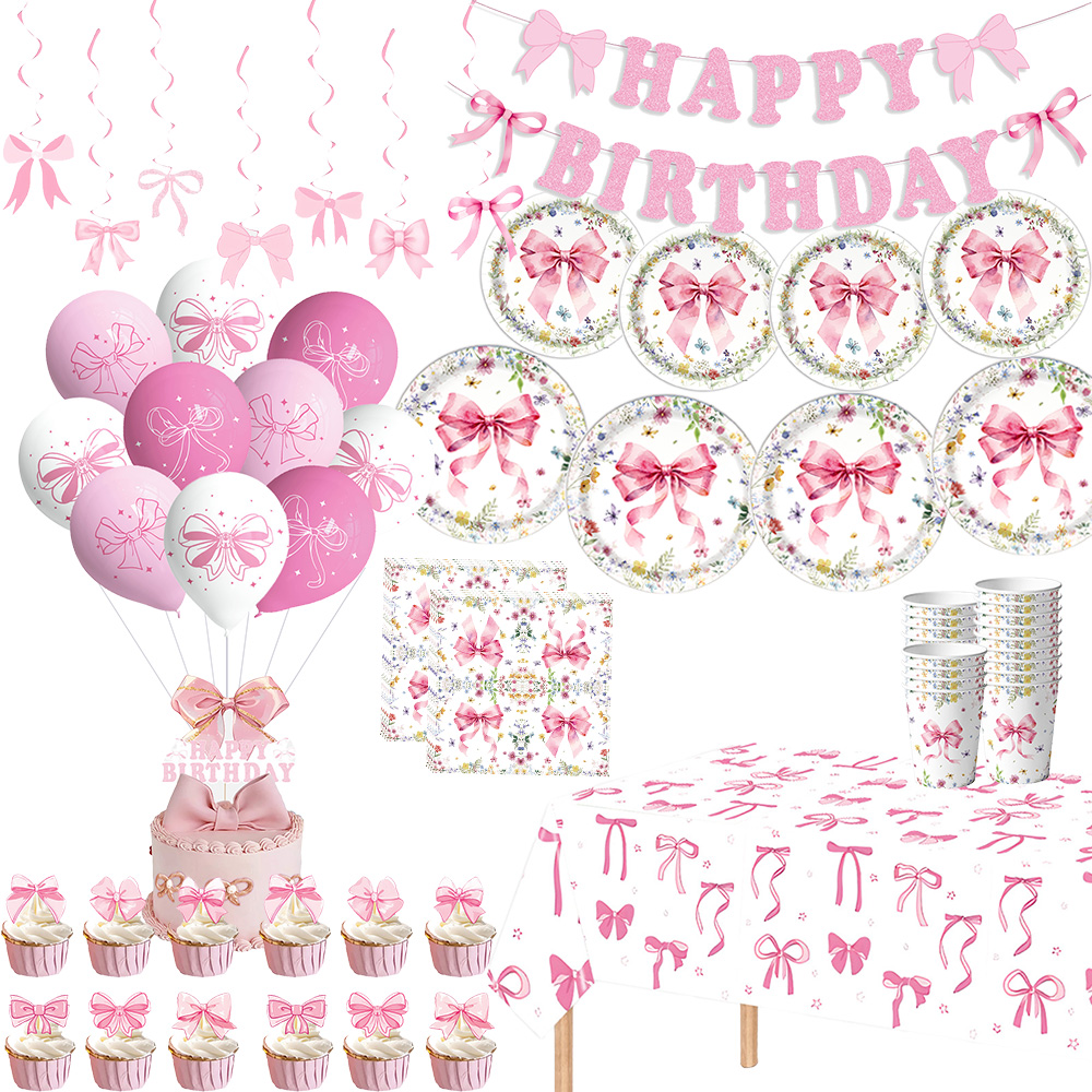 Różowe Kokardy Urodzinowe Deko – Confetti Balloon Set recenzja i cena