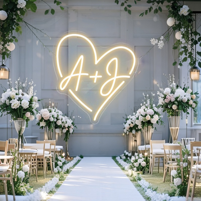 Neon LED w kształcie serca z i – Wedding Party Supply recenzja i cena