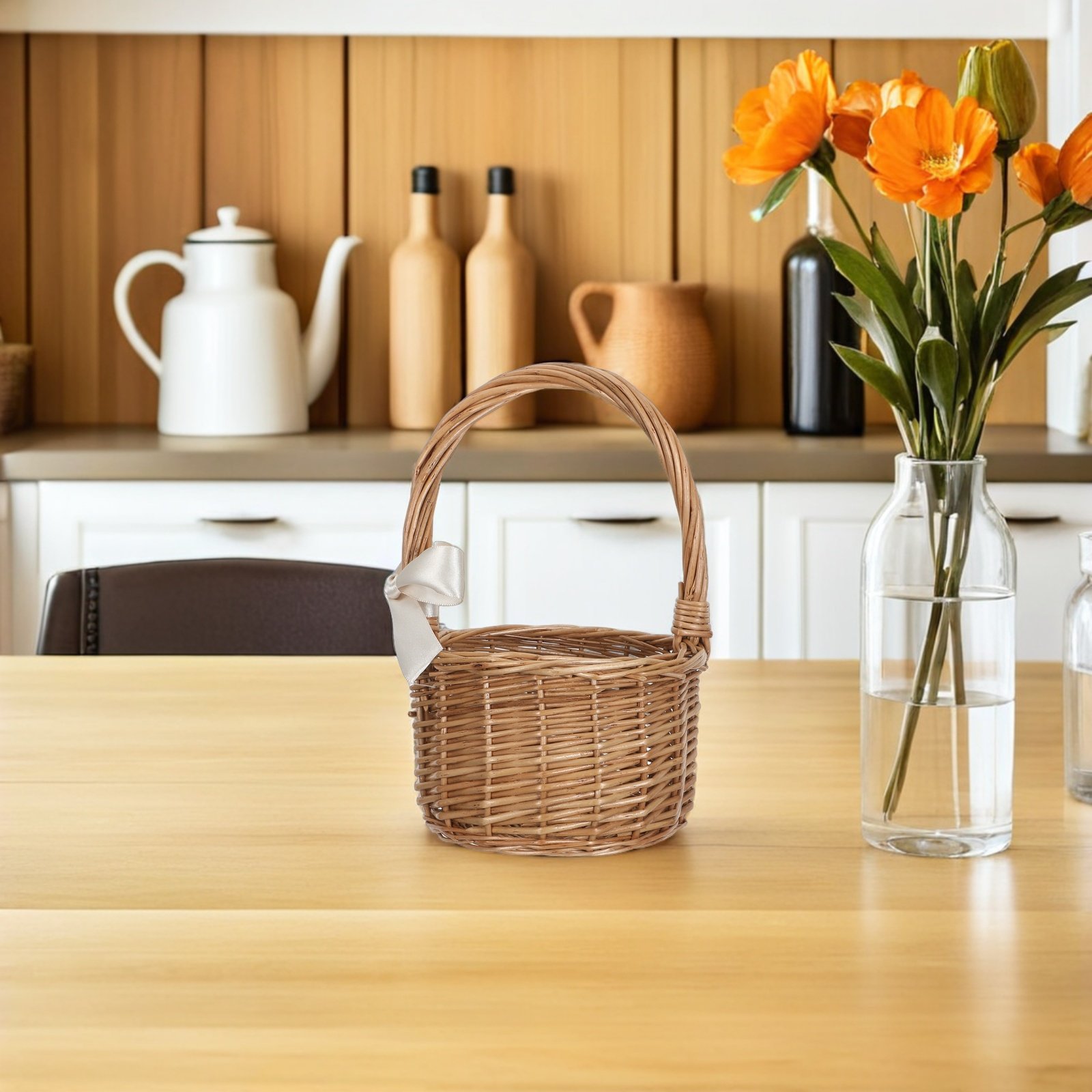 Ręcznie pleciony kosz na kwiat – Wedding Hampers recenzja i cena
