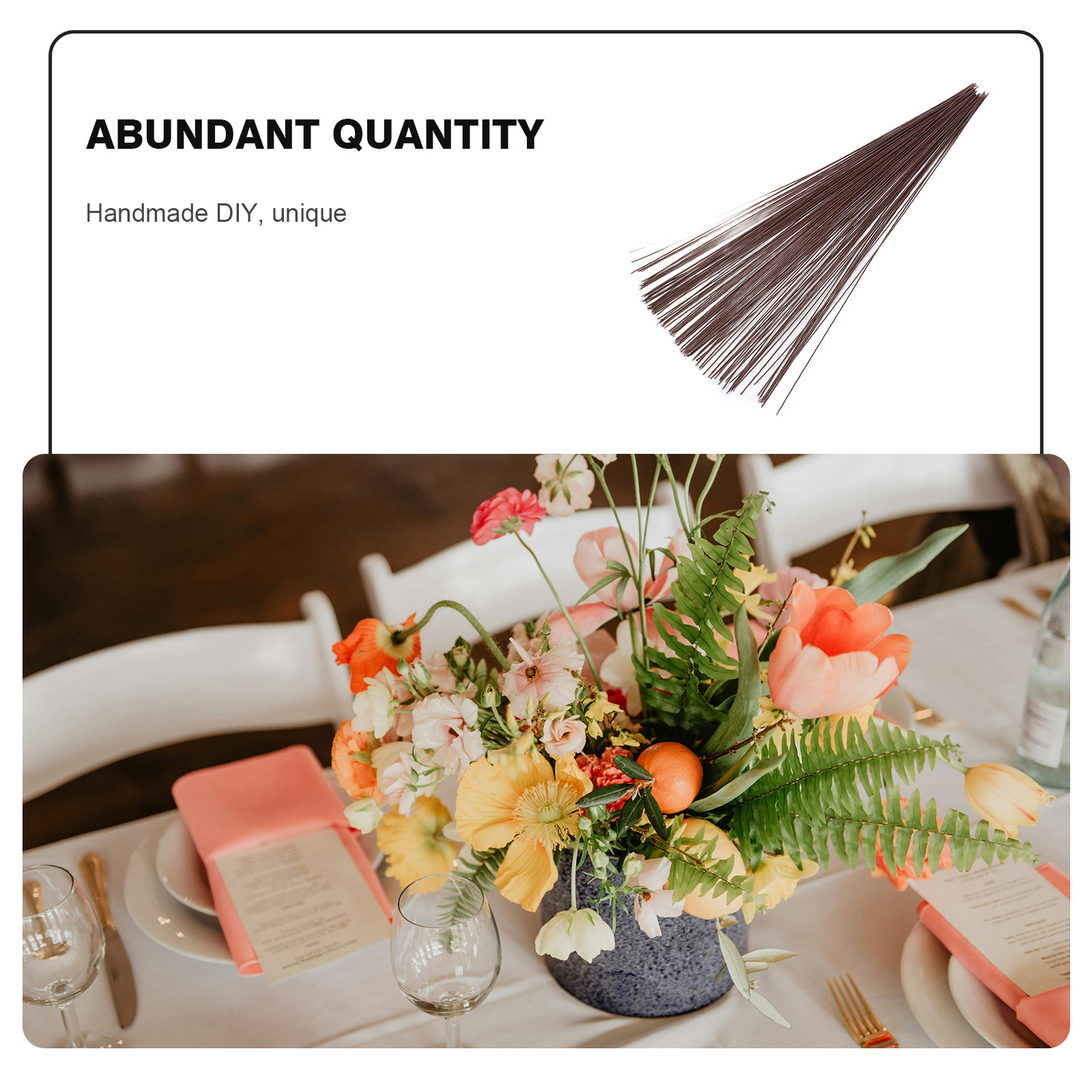 100 szt. papierowych łodyg do  – Wedding Support recenzja i cena