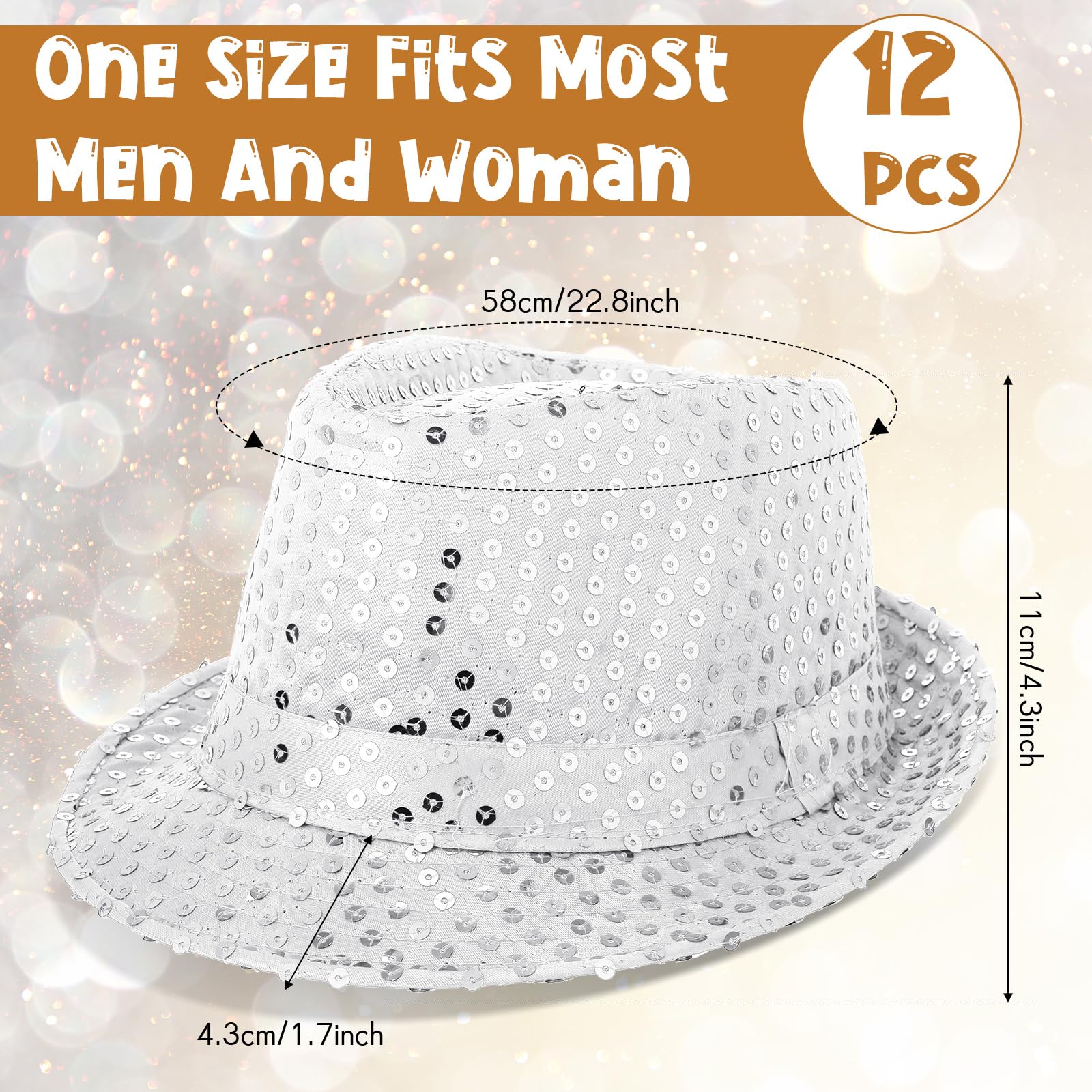 12-36 szt. Czapki z cekinami H – Wedding Supply In Bulk recenzja i cena