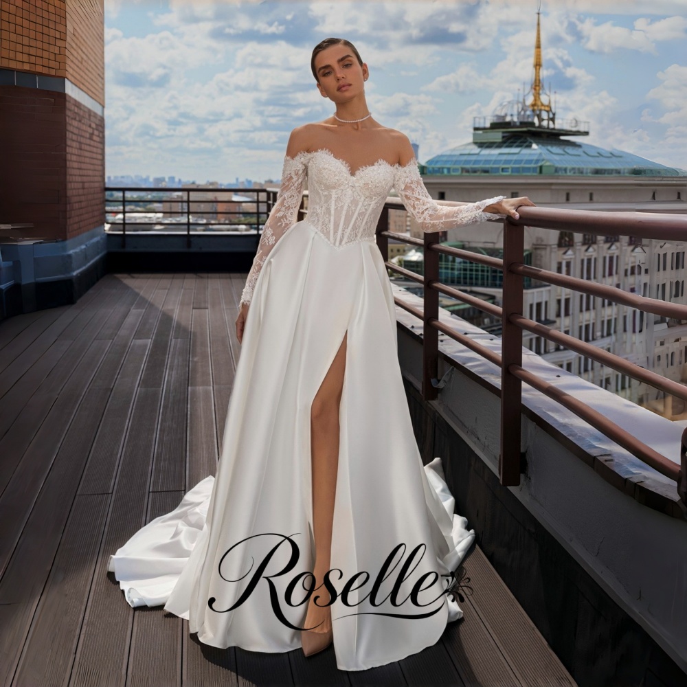 ROSELLE Koronkowa Suknia Ślubn – Wedding Qw recenzja i cena