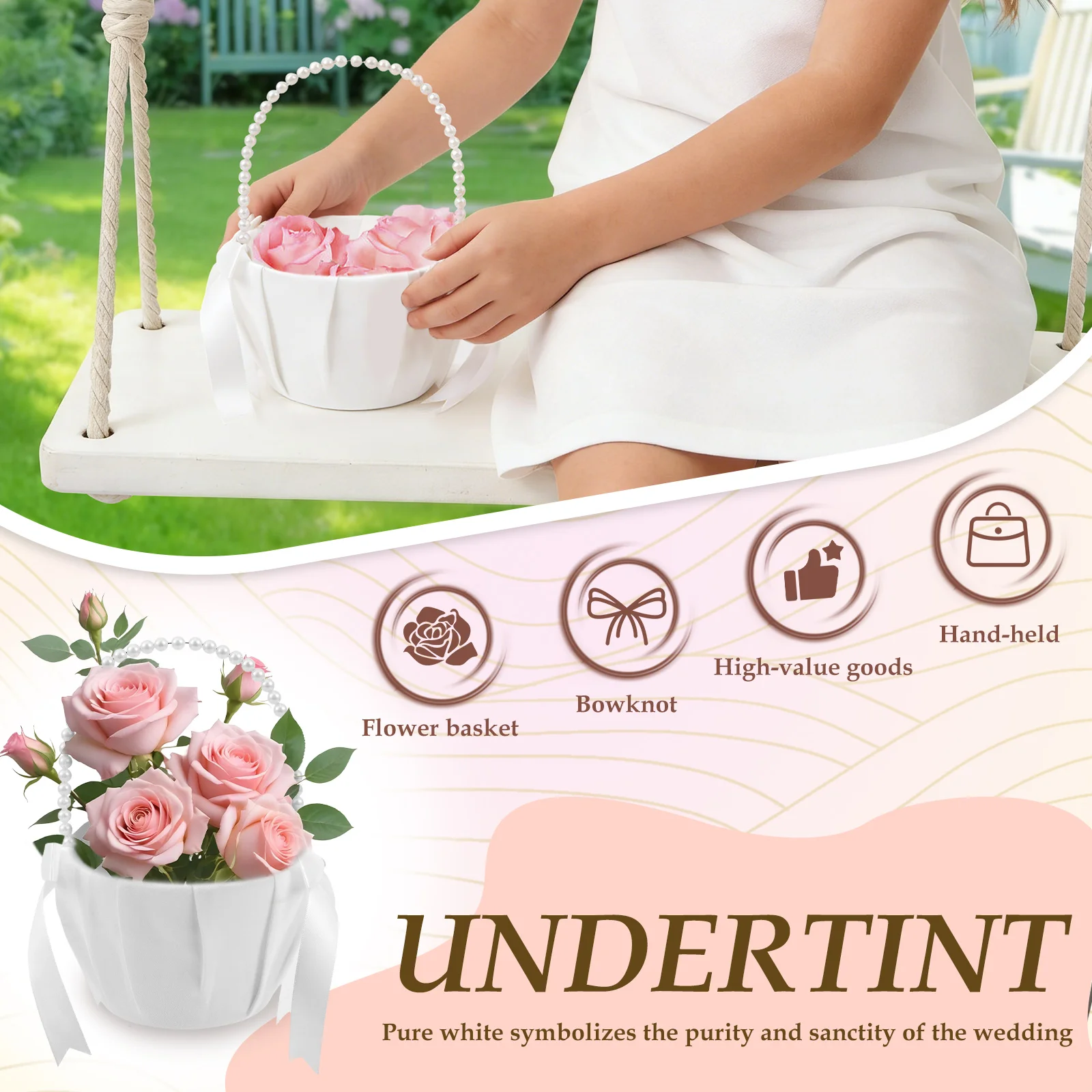 2 szt. Koszyczki dla dziewczyn – Wedding Hampers recenzja i cena