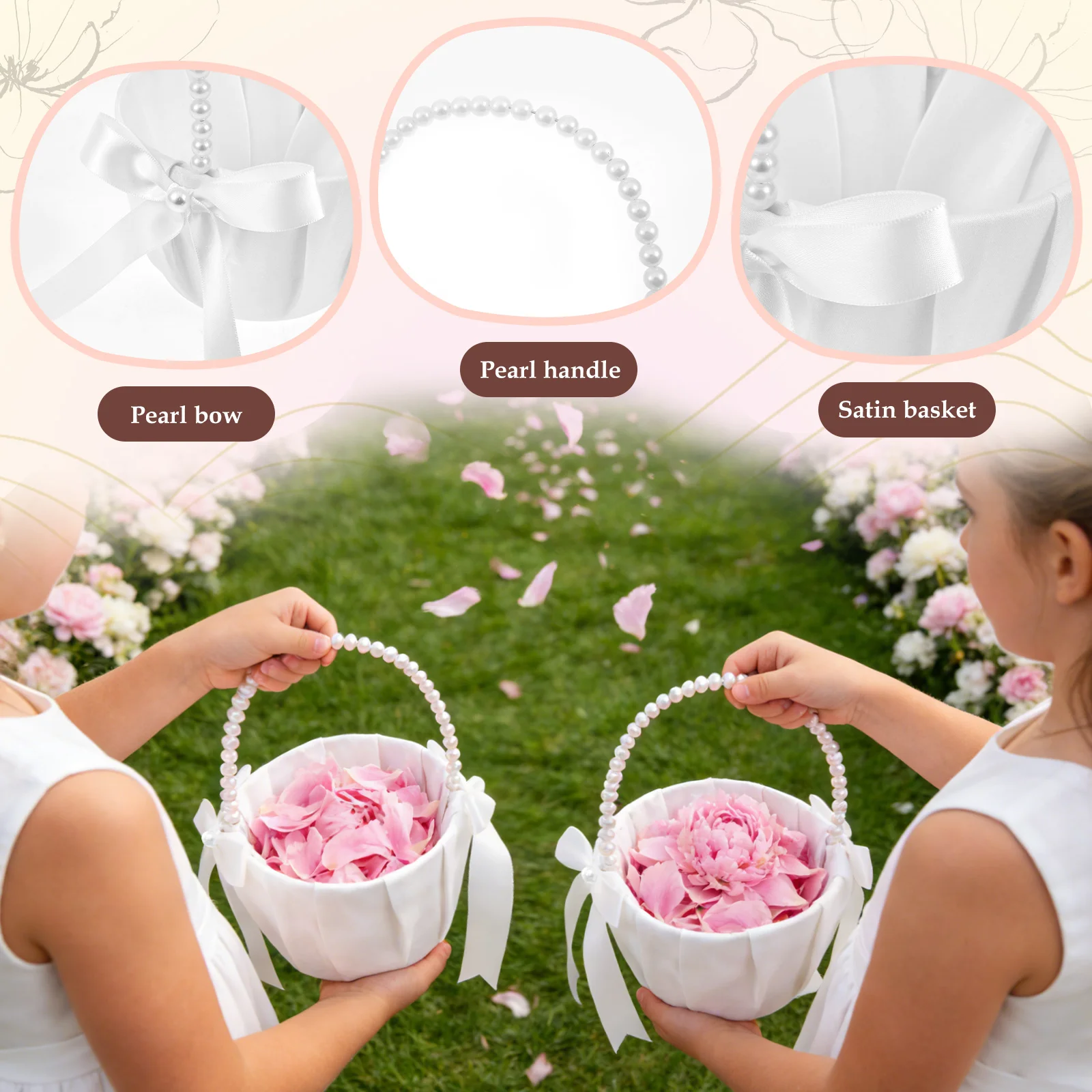 2 szt. Koszyczki dla dziewczyn – Wedding Hampers recenzja i cena