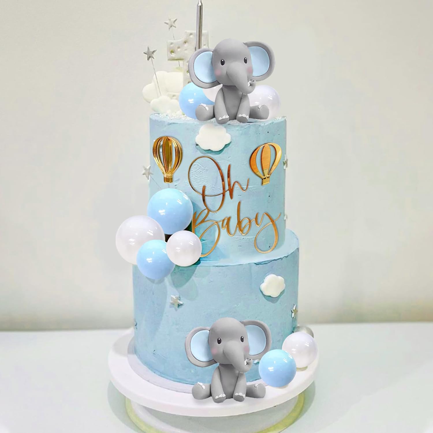 Dekoracja tortu w kształcie sł – Confetti Balloon Set recenzja i cena